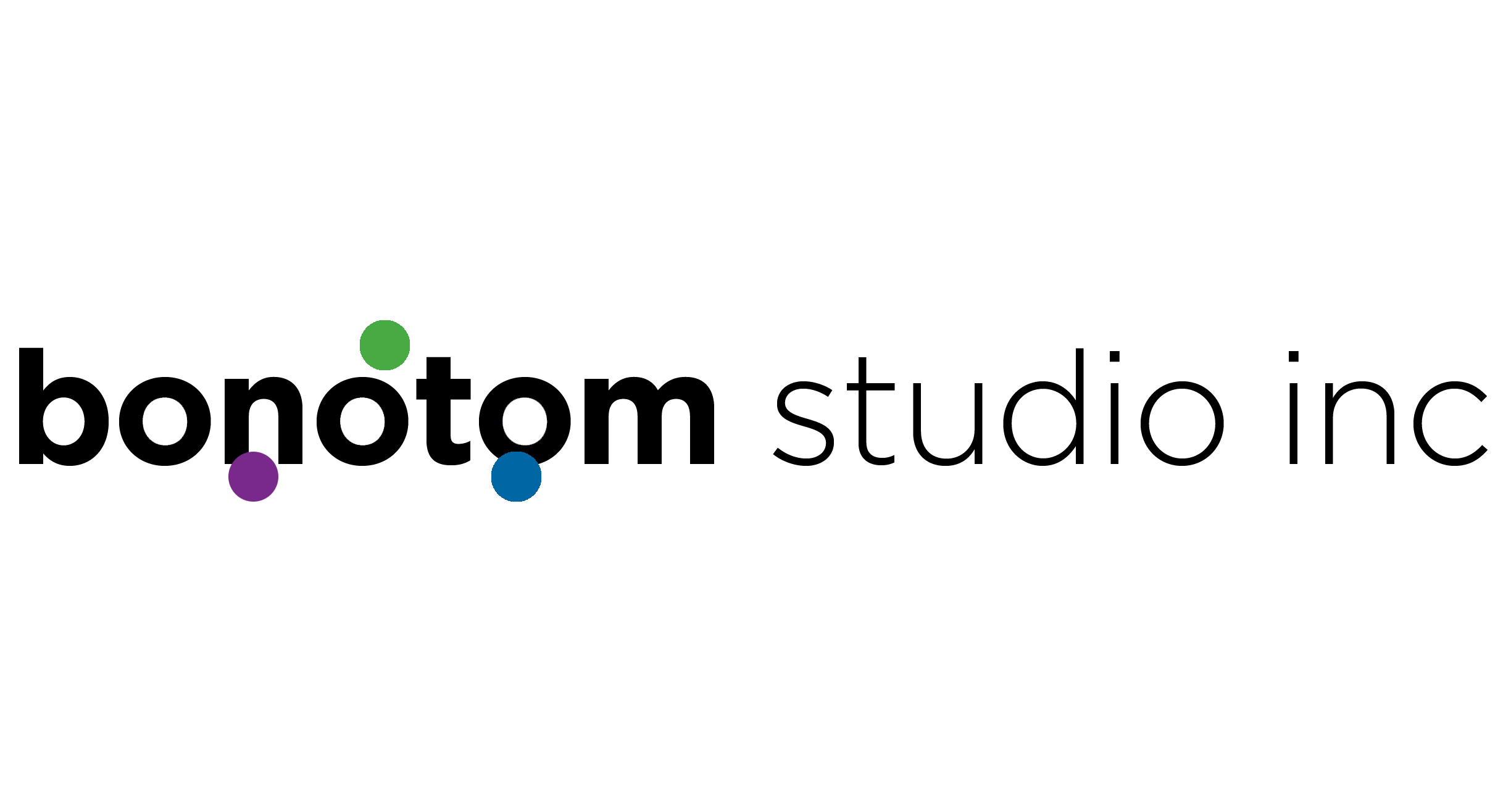 Bontom studio inc Home logo.